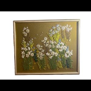 Yarn Art Wildflowers